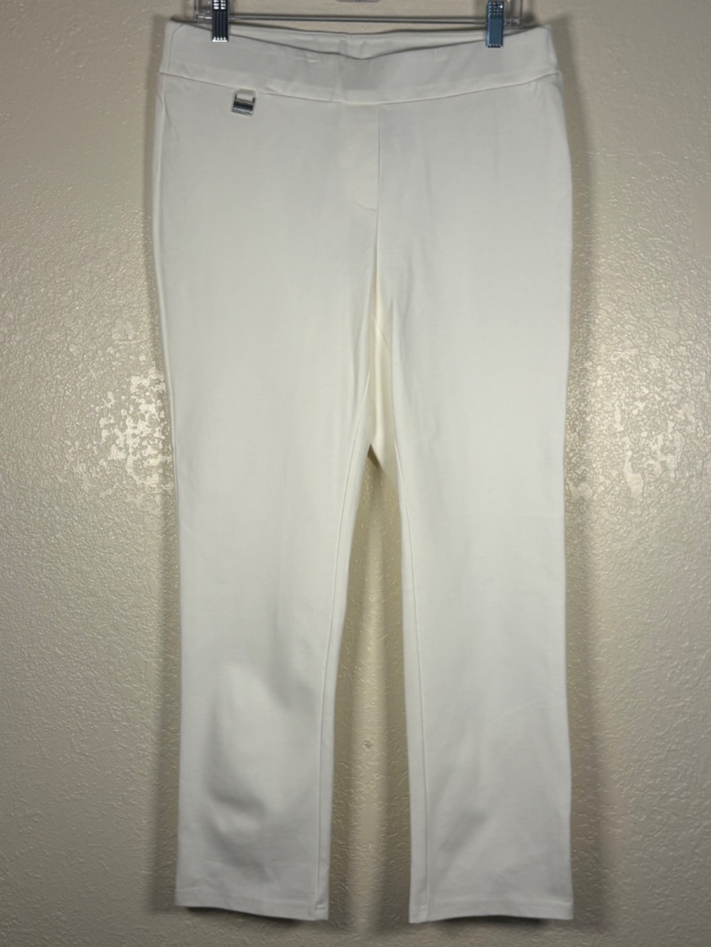 Emaline Petite Women's Pull-On Straight Leg Pants Size 12P Vanilla NWT